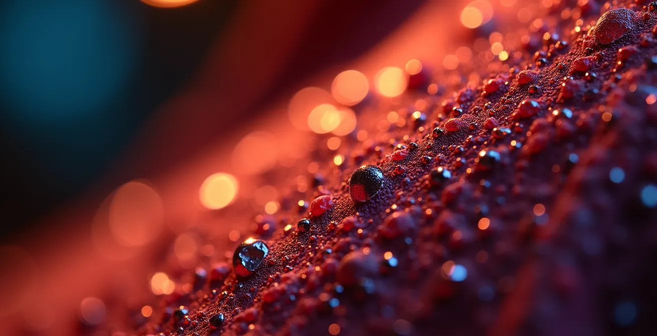 Scène de théâtre contemporain avec éclairage dramatique et acteurs en performance