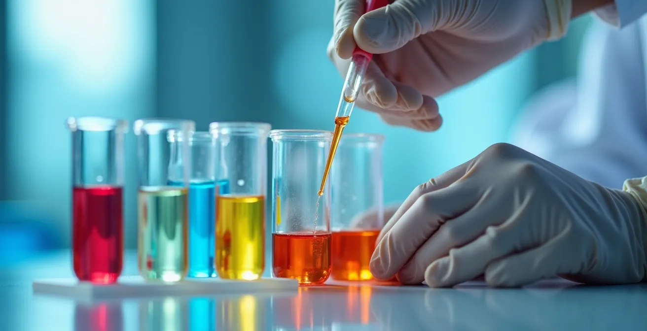 Technologiste médical analysant des échantillons dans un laboratoire québécois